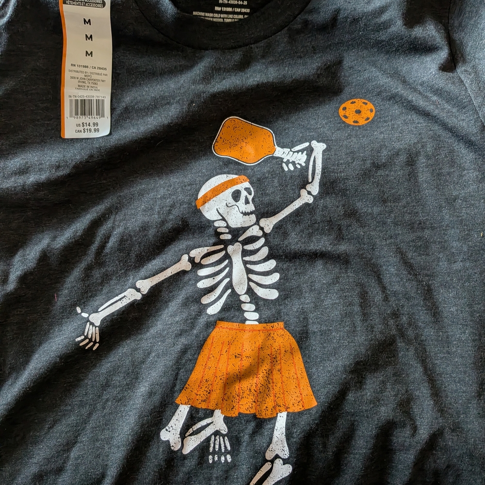 Celebrate It Skeleton Graphic Kids T-Shirt - Black & Orange